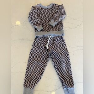 Feather for arrow checkered set 3t grey and black